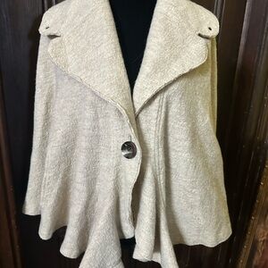Nordstrom Boiled Wool Caplet S/M